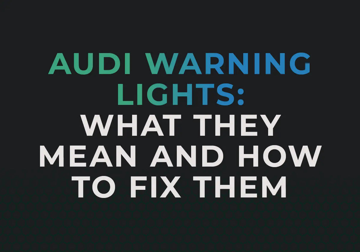 Audi warning dashboard lights blog banner