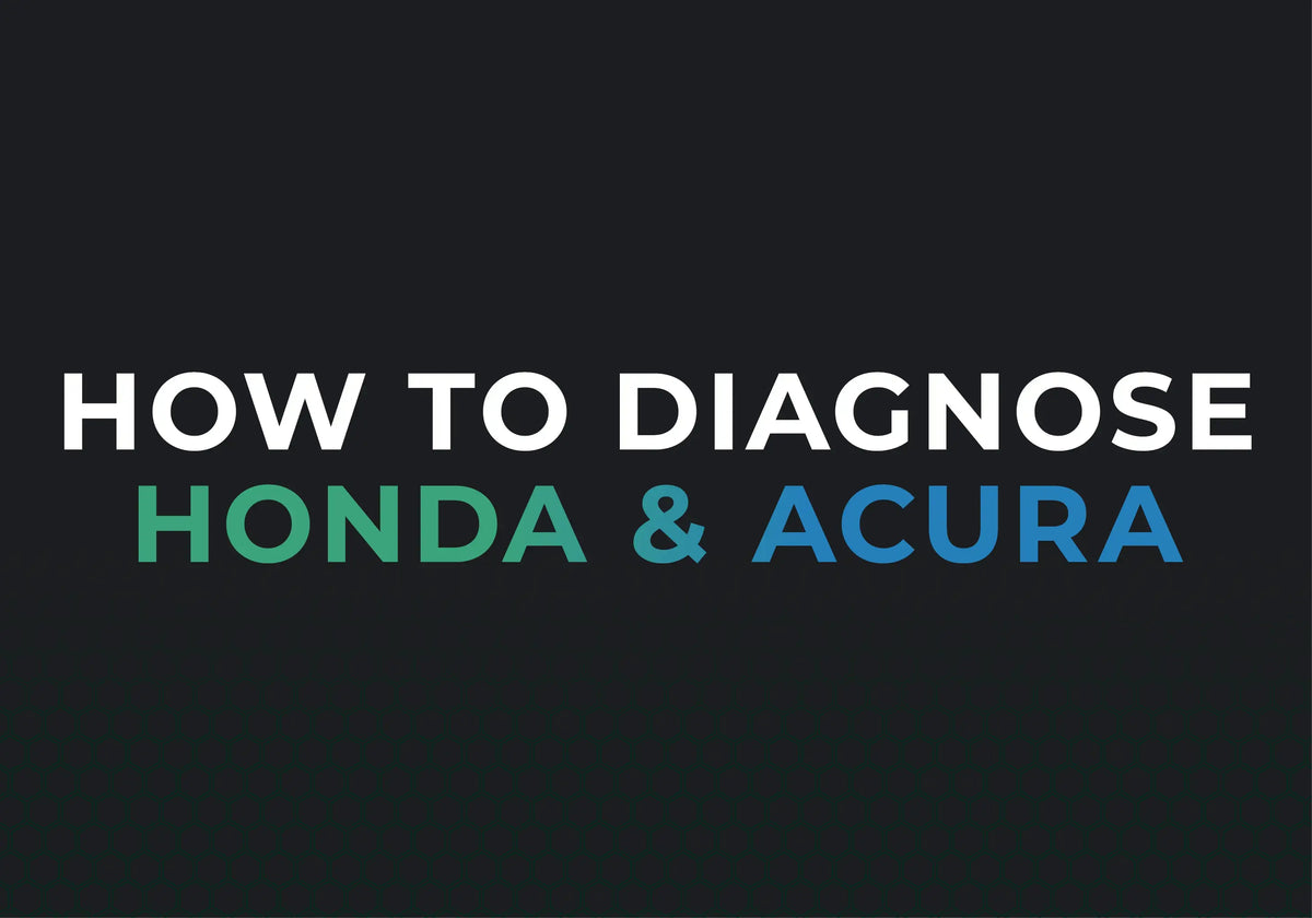 Honda & Acura diagnostics