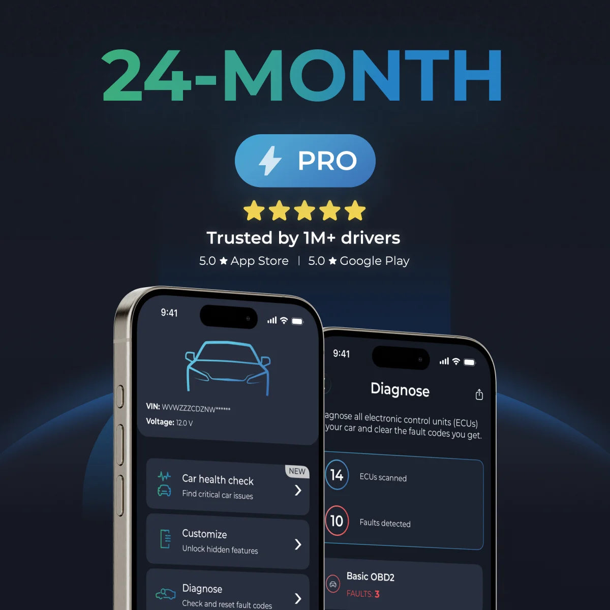 Carista App 24-month subscription